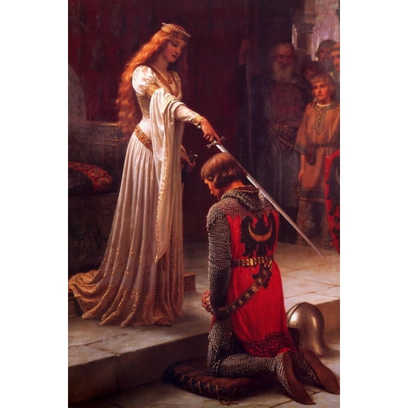 Art.com The Accolade Art Print by Edmund Blair Leighton, 12" x 18"
