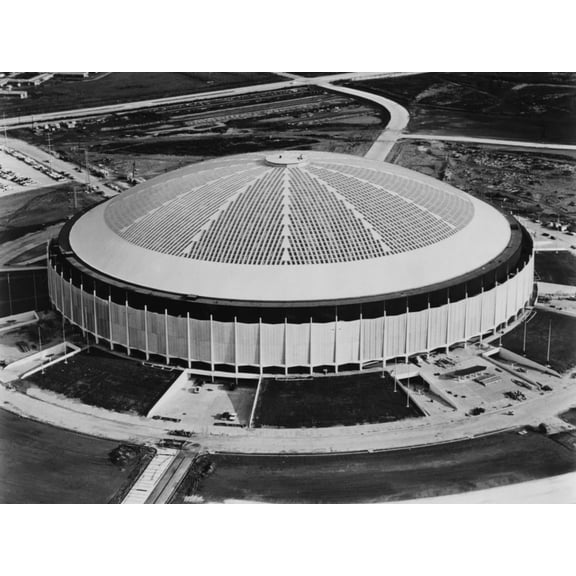 Art.com The Astrodome, Houston, Texas, 1970's Photo, 24" x 18"