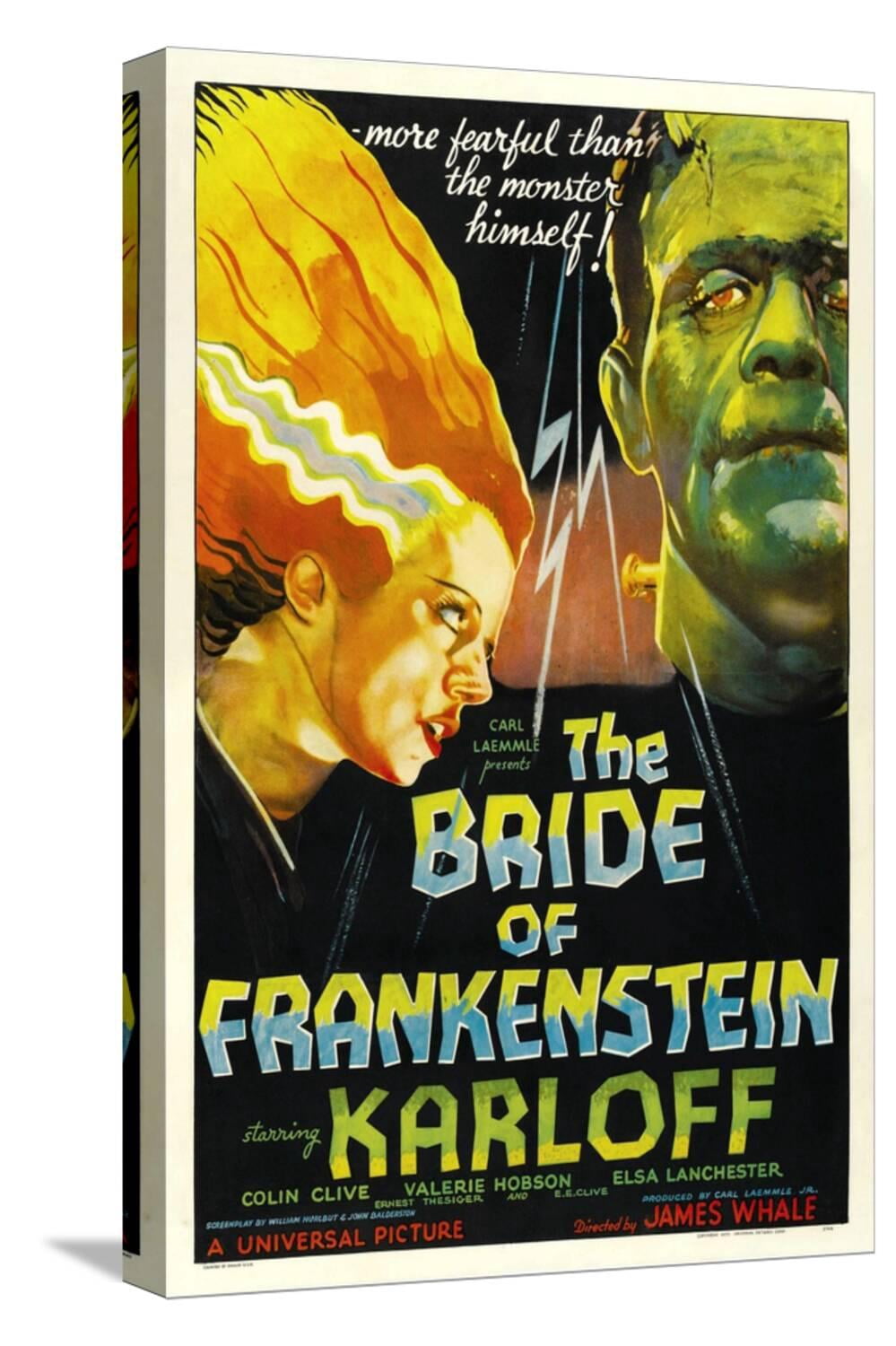 Art.com The Bride of Frankenstein, Elsa Lanchester, Boris Karloff, 1935 ...