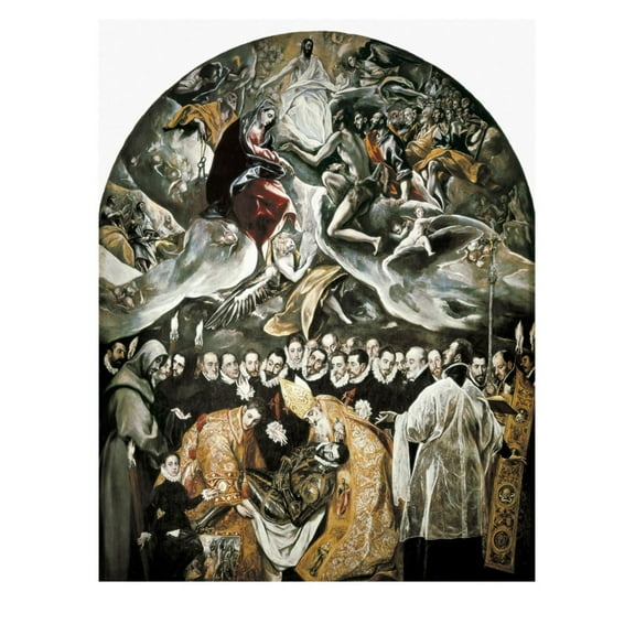 Art.com The Burial of Count Orgaz Art Print by El Greco, 12" x 16"