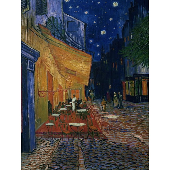 Art.com The Café Terrace on the Place du Forum, Arles, at Night, c.1888 Giclee Print by Vincent van Gogh, 12" x 16"