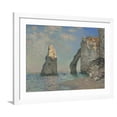 thumbnail image 1 of Art.com The Cliffs at Etretat, 1885 (Oil on Canvas) Giclee Print by Claude Monet, White Frame Wall Art, 40" x 32", 1 of 4