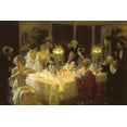 thumbnail image 1 of Art.com The Dinner Party Art Print by Jules-Alexandre GrÃ¼n, 36" x 24", 1 of 3