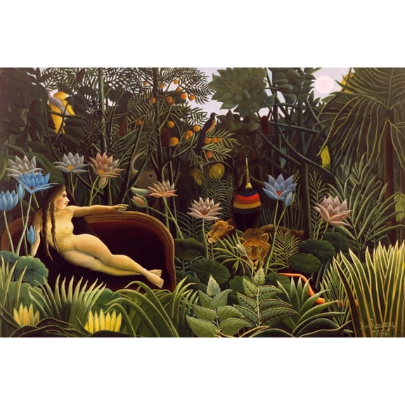 Art.com The Dream Art Print by Henri Rousseau, 18" x 12"