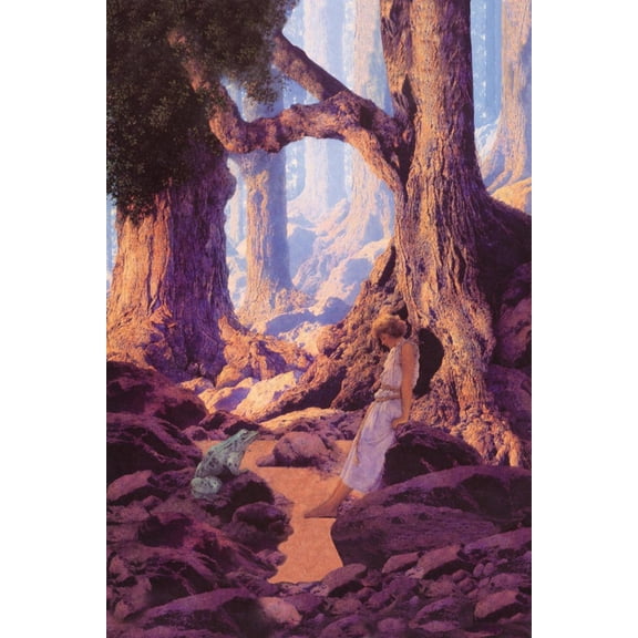 Art.com The Enchanted Prince Art Print by Maxfield Parrish, 12" x 18"