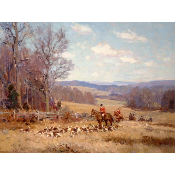 Art.com The Fox Hunt Art Print by John Frost, 16" x 12"