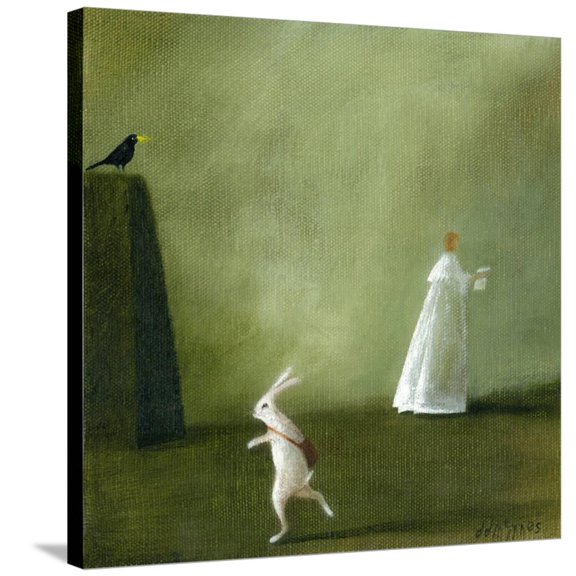 Art.com The Ghost Letter Stretched Canvas Print Wall Art by DD McInnes, 30" x 30"