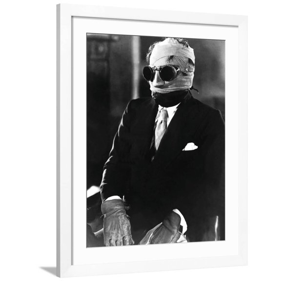 Art.com The Invisible Man, Claude Rains, 1933 Photo, White Frame Wall Art, 32" x 40"