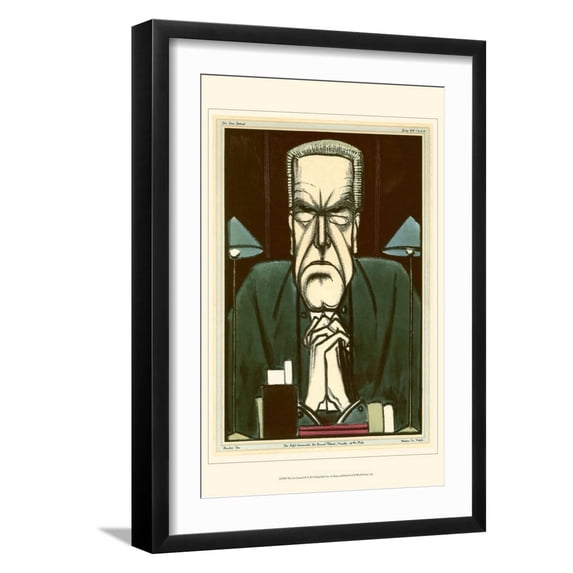 Art.com The Law Journal IV Art Print by Kapp, Black Frame Wall Art, 17" x 23"