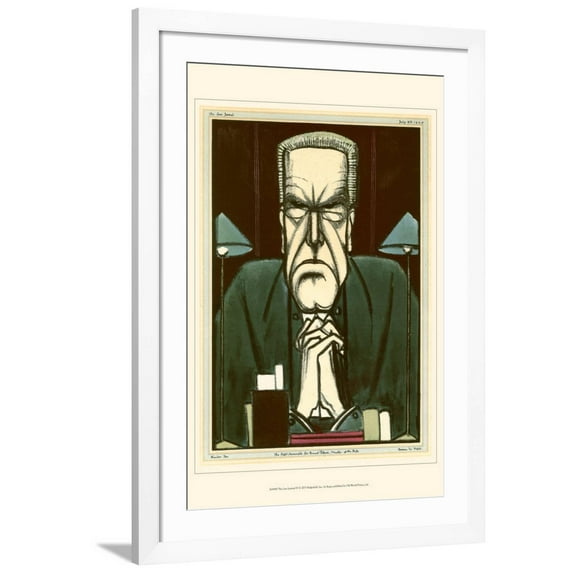 Art.com The Law Journal IV Art Print by Kapp, White Frame Wall Art, 32" x 44"