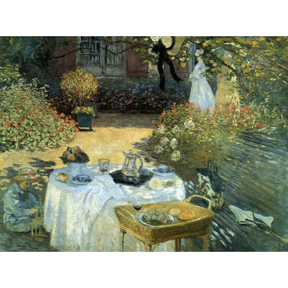 Art.com The Luncheon, 1876 Giclee Print by Claude Monet, 24" x 18"