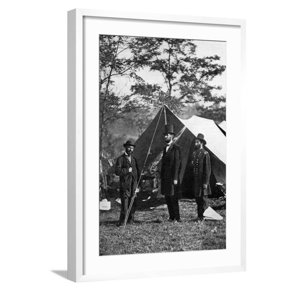 Art.com The Mediator Art Print, White Frame Wall Art, 21" x 29"