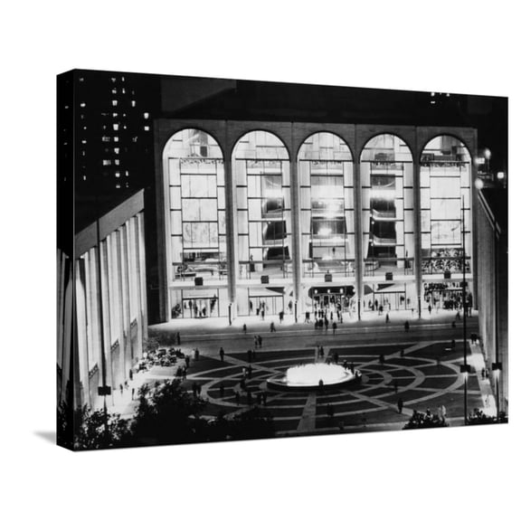 Art.com The Metropolitan Opera House, Lincoln Center, New York, 1969 Stretched Canvas Print Wall Art, 24" x 18"