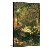 Art.com The Mountain Stretched Canvas Print Wall Art by Albert Bierstadt, 12" x 18"