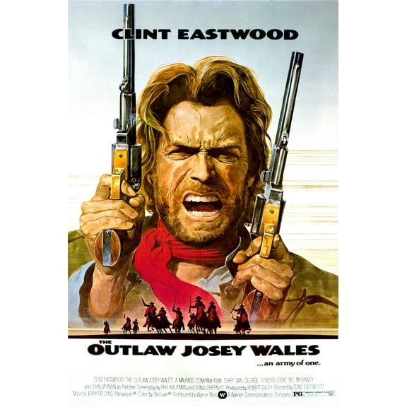 Art.com The Outlaw Josey Wales - Movie Poster Reproduction Photo, 16" x 24"