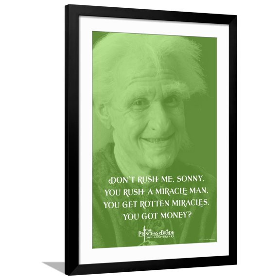 Art.com The Princess Bride - Miracle Max Art Print, Black Frame Wall Art, 32" x 44"