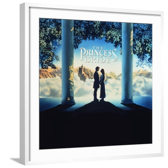 Art.com The Princess Bride Video Cover Art Print, White Frame Wall Art, 29" x 29"