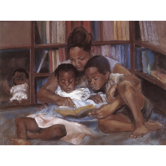 Art.com The Reading Art Print by S. Wilson, 16" x 12"