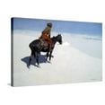 thumbnail image 1 of Art.com The Scout, Friends or Foes Stretched Canvas Print Wall Art by Frederic Sackrider Remington, 36" x 24", 1 of 4