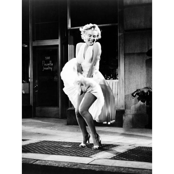 Art.com The Seven Year Itch, Marilyn Monroe, 1955 Photo, 24" x 32"