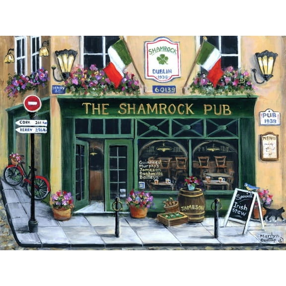 Art.com The Shamrock Pub Art Print by Marilyn Dunlap, 16" x 12"