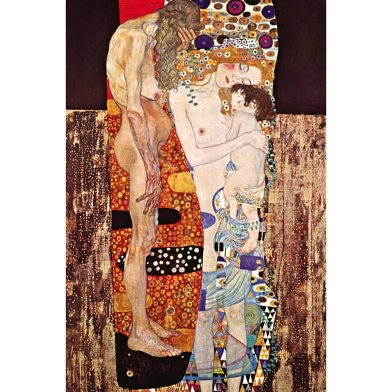 Art.com The Three Ages of a Woman Art Print by Gustav Klimt, 24" x 36"