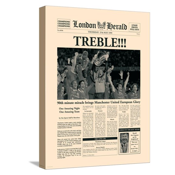 Art.com The Treble Stretched Canvas Print Wall Art by The Vintage Collection, 12" x 16"