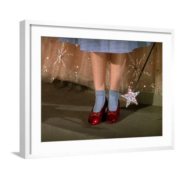 Art.com The Wizard of Oz, Judy Garland, 1939 Photo, White Frame Wall Art, 29" x 23"