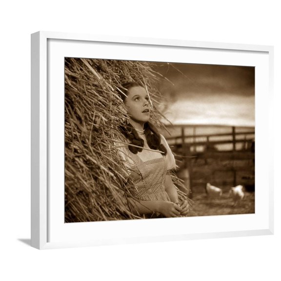 Art.com The Wizard of Oz, Judy Garland, 1939 Photo, White Frame Wall Art, 29" x 23"