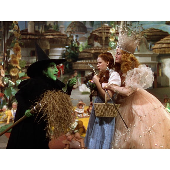Art.com The Wizard of Oz, Margaret Hamilton, Judy Garland, Billie Burke, 1939 Premium Photographic Print, 16" x 12"