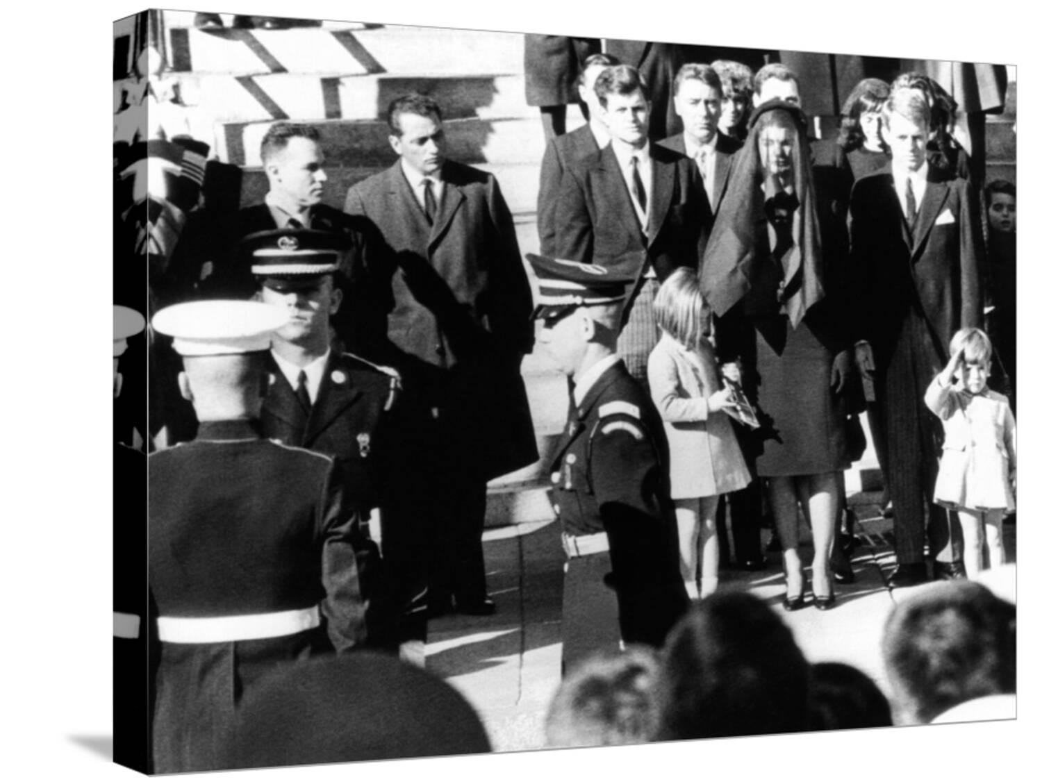 Art.com Three Year Old John F Kennedy Jr Salutes His Father's Flag