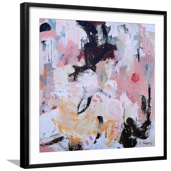 Art.com Through Unclouded Eyes Art Print by Linda Coppens, Black Frame Wall Art, 29" x 29"
