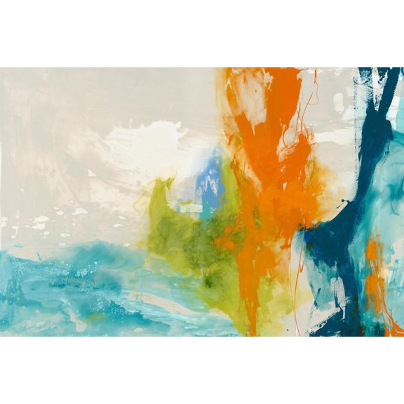 Art.com Tidal Abstract I Art Print by Sisa Jasper, 18" x 12"
