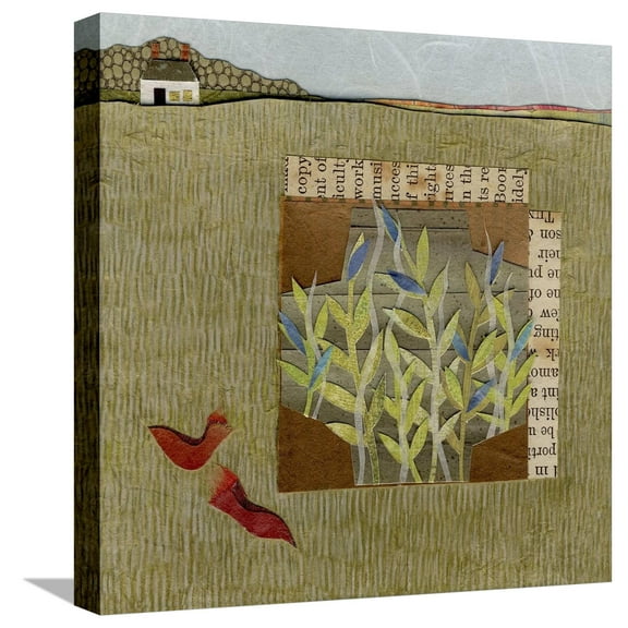 Art.com Tiny House II Stretched Canvas Print Wall Art by Susan Savory, 16" x 16"