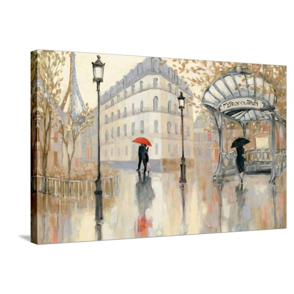 Art.com To the Metro Stretched Canvas Print Wall Art by Julia Purinton, 36" x 24"