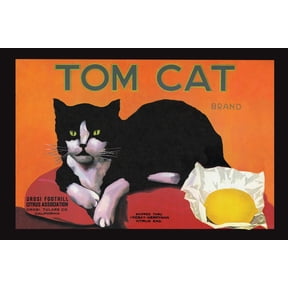 Art.com Tom Cat Brand Art Print, 18" x 12"