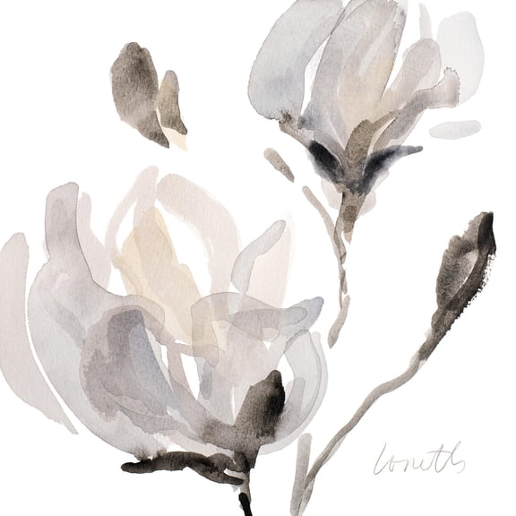 Art.com Tonal Magnolias I Art Print by Lanie Loreth, 24" x 24"