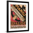 thumbnail image 1 of Art.com Top View of Piano Keyboard Art Print, Black Frame Wall Art, 32" x 40", 1 of 4