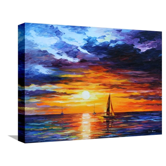 Art.com Touch of Horizon Stretched Canvas Print Wall Art by Leonid Afremov, 16" x 12"
