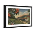 thumbnail image 1 of Art.com Train- Orange Blossom Special - Florida Art Print by Lantern Press, Black Frame Wall Art, 23" x 17", 1 of 5