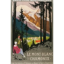 Art.com Travel Poster for Chamomix Art Print, 16" x 24"