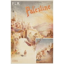 Art.com Travel Poster for Palestine Art Print, 24" x 36"