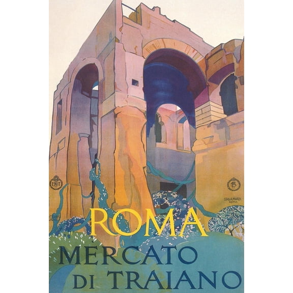 Art.com Travel Poster for Rome Art Print, 16" x 24"
