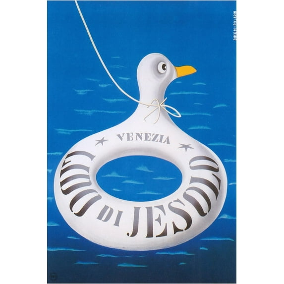 Art.com Travel Poster for Venice Lido Art Print, 12" x 18"