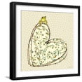 thumbnail image 1 of Art.com Tree Frog + Heart Art Print by Robbin Rawlings, Black Frame Wall Art, 21" x 21", 1 of 5