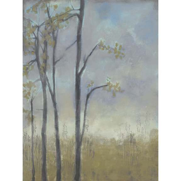 Art.com Tree-Lined Wheat Grass II Art Print by Jennifer Goldberger, 12" x 16"