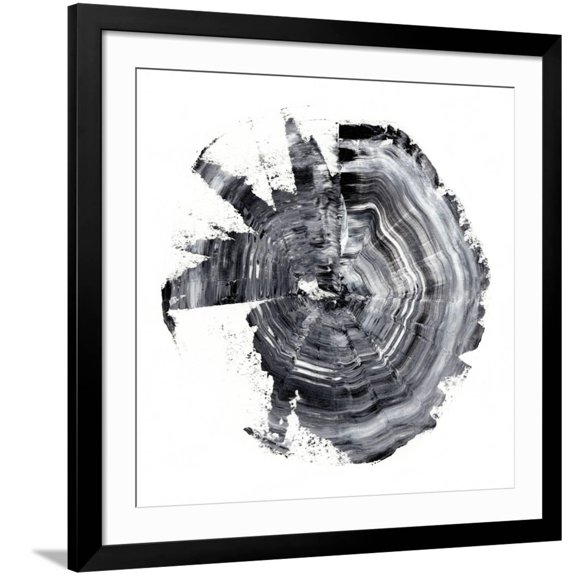 Art.com Tree Ring Abstract II Art Print by Ethan Harper, Black Frame Wall Art, 38" x 38"