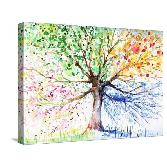 Art.com Tree Stretched Canvas Print Wall Art by DannyWilde, 24" x 18"