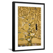 Art.com Tree of Life Giclee Print by Gustav Klimt, Black Frame Wall Art, 21" x 29"