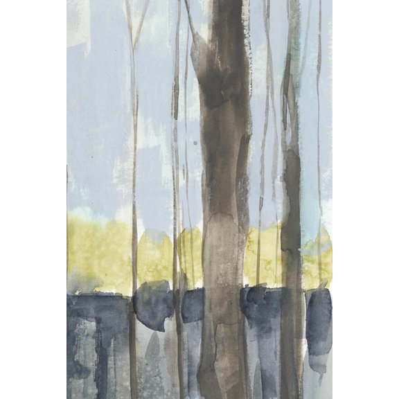 Art.com Treeline Diptych II Art Print, 16" x 24"